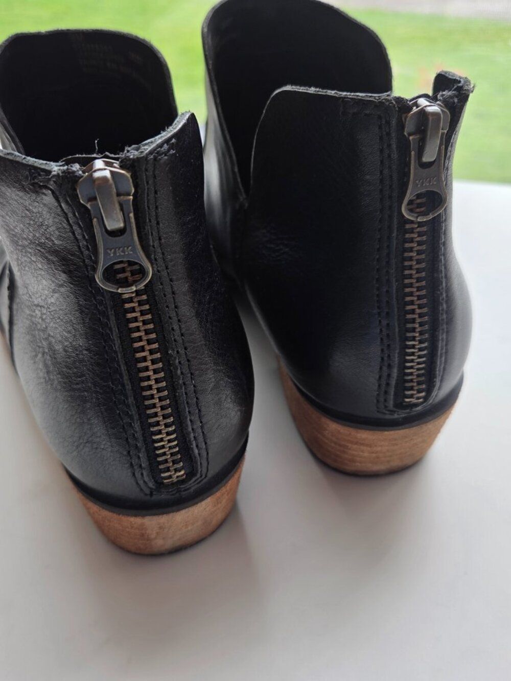 Kork Ease Skye Ankle Boot 9 Black Hand Finished Leather Western Comfort Bootie - Picture 7 of 12